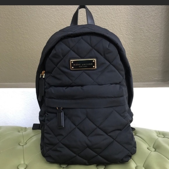 marc jacobs nylon quilted backpack